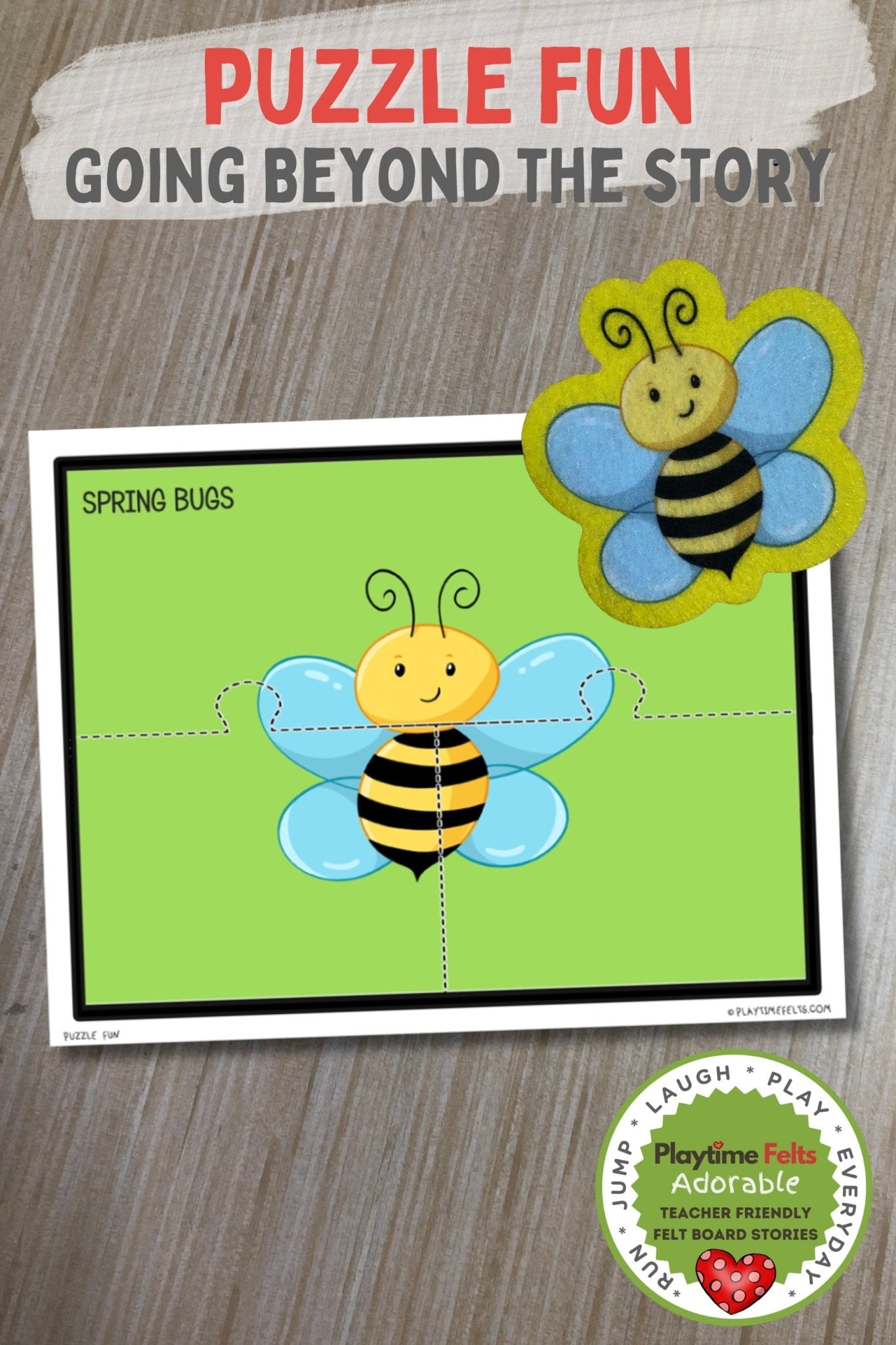 Spring Bug Themed Preschool Printable Activity Worksheets - Preschool Activity Sheets Playtime Felts