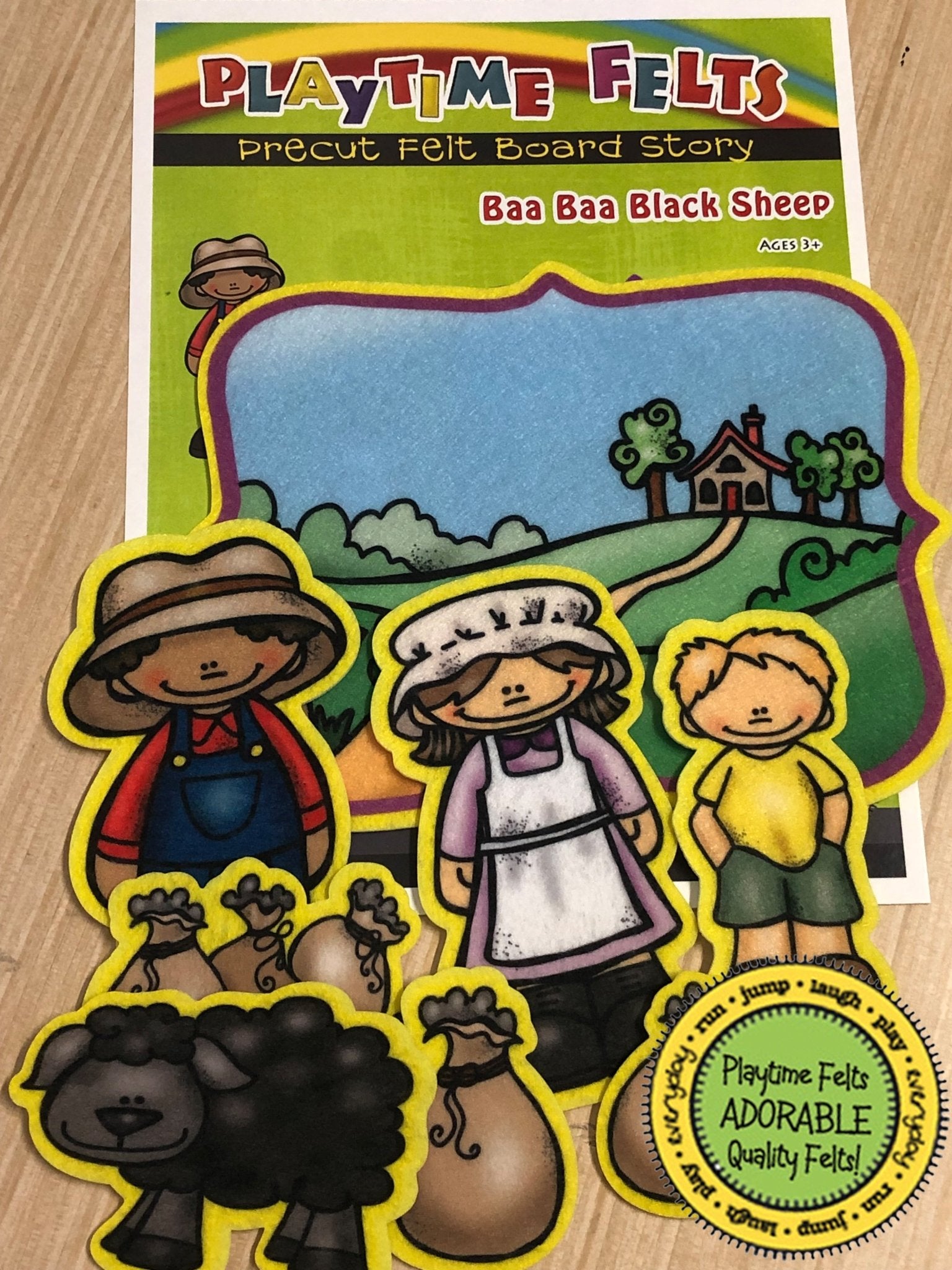 Baa Baa Black Sheep | Felt Board Nursery Rhymes for Preschool - Felt Board Stories for Preschool Classroom Playtime Felts