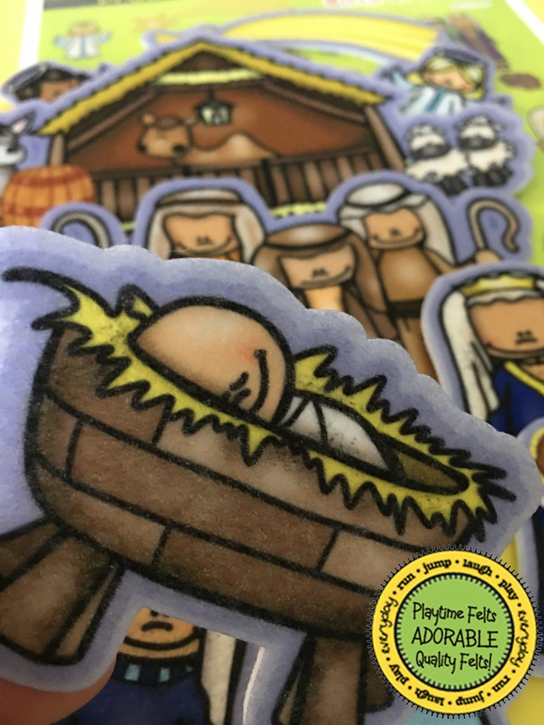 Birth of Jesus Nativity | Flannel Board Bible Stories – Playtime Felts