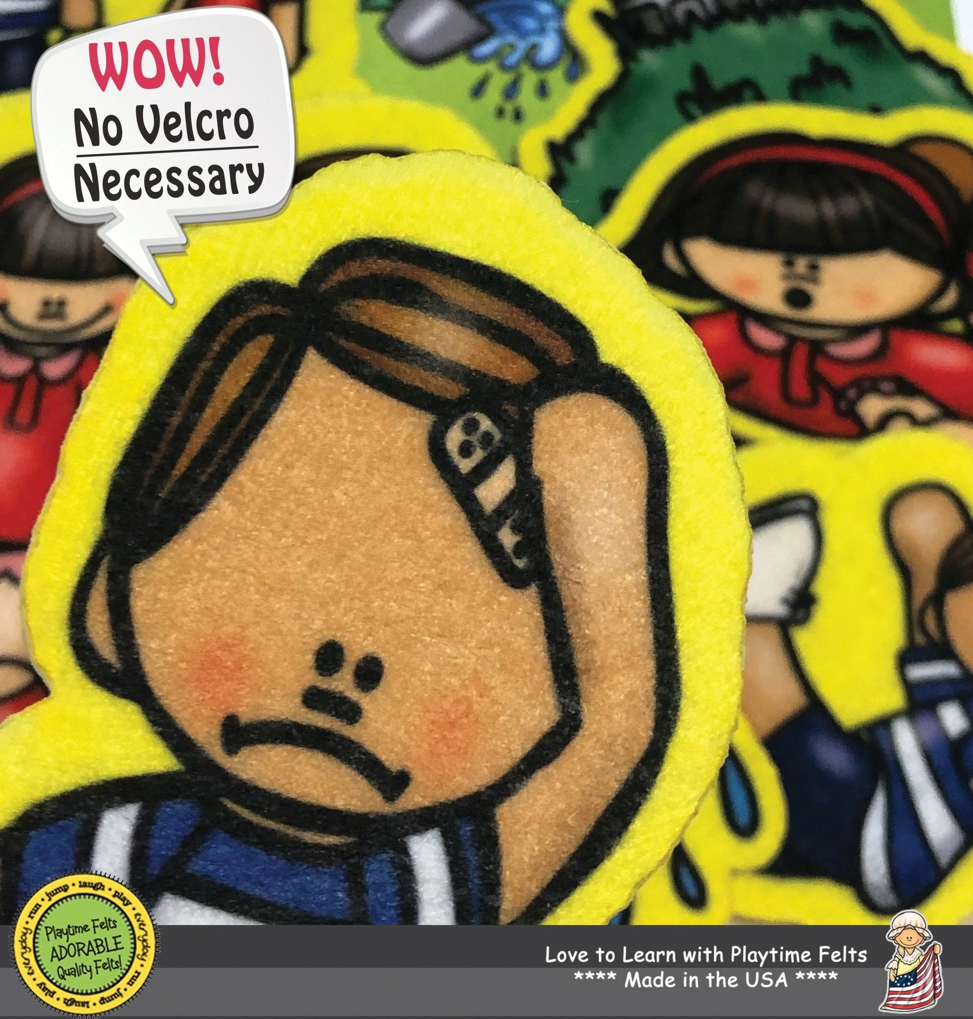 Jack and Jill | Nursery Rhyme Felt Board Stories - Felt Board Stories for Preschool Classroom Playtime Felts