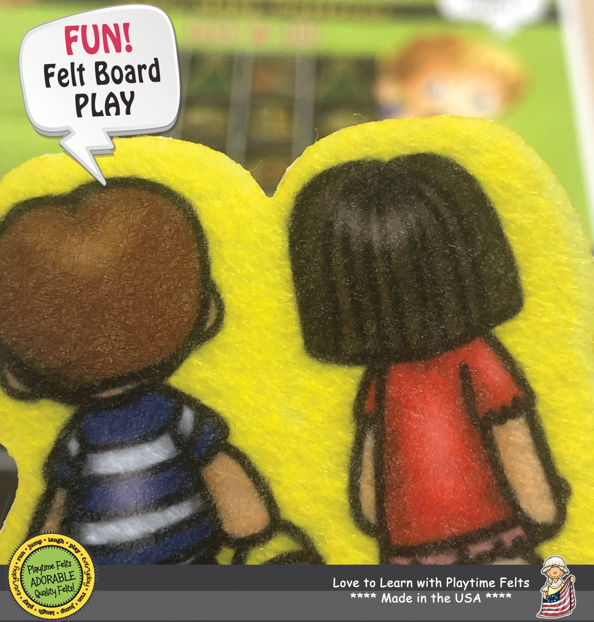 Jack and Jill Pattern Games for Preschoolers - Felt Board Stories for Preschool Classroom Playtime Felts